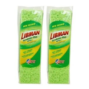 2ct - Libman Scrubster Mop Spugna Ricariche #03105, Facile da Scattare, Super Assorbente - Foto 1 di 1