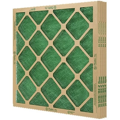 Flanders 20" x 25" x 1" Nested Glass MERV 1 Air Filter (4 Filters)