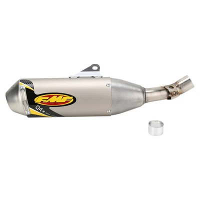 Tubo medio FMF Racing Q4 antichispas sin cordones de acero inoxidable, material: aluminio 041287 Foto 1 de 2