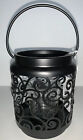 Yankee Candle BLACK SCROLL Votive Candle Holder New In Box