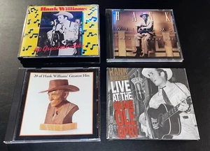 (4) HANK WILLIAMS CD Lot » Hits Vol. 1/40 Greatest/20 Greatest/Live At Grand Ole - Picture 1 of 17