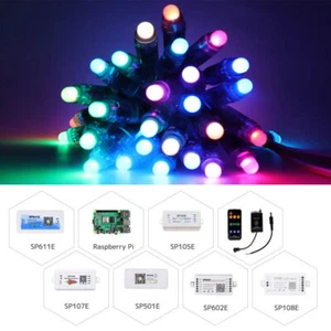 50X 12mm LED Module WS2811 Full Color Digital Pixel Addressable IP68 Waterproof - Picture 1 of 10