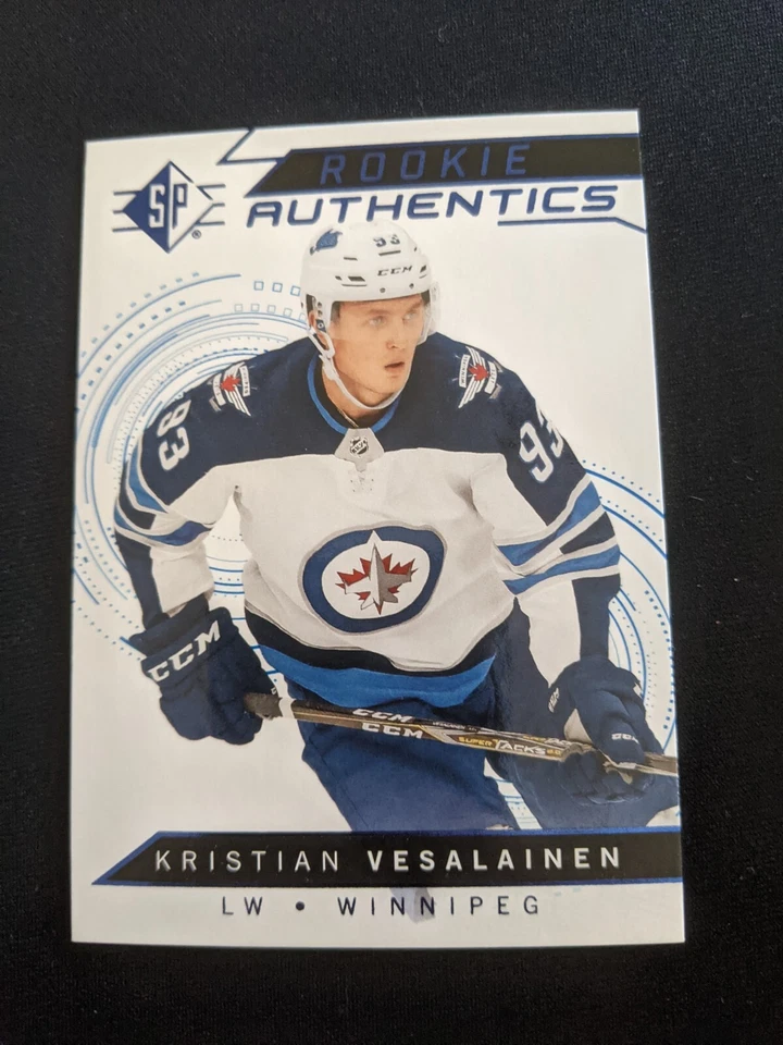 2019-20 Upper Deck SP Hockey KRISTIAN VESALAINEN#127 Authentics Rookie RC - Image 1 of 1