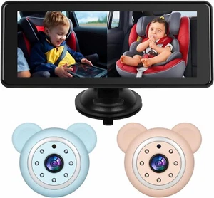 Baby Car Camera Backseat,6.86" Display Monitor,HD 1080P,Clear Wide View - Picture 1 of 8