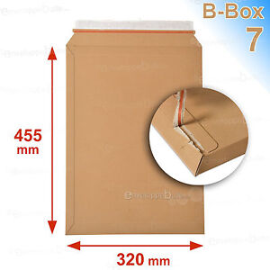 10 Enveloppes/pochettes carton rigide 320x455  B-Box 7