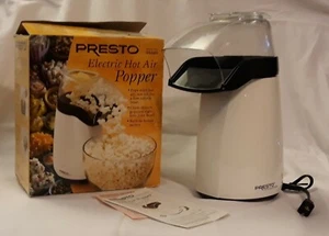 Presto Hot Air Popcorn Popper, a basso contenuto calorico, non usa olio, salviettine pulite, pop veloce - Foto 1 di 12