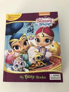 NICKELODEON SHIMMER AND SHINE BUSY BOOK - 10 FIGURES AND A PLAYMAT - Picture 1 of 3