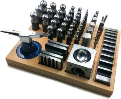 56 PCS DOMING Dapping Tool Block PUNCH set | RELIABLE Forming Shaping Kit - Image 1 of 4