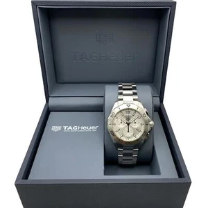 Montre pour homme professionnelle Tag Heuer Aquaracer 200 acier cadran argent CBP1111.BA0627 - Photo 1 sur 8