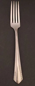 Wm A Rogers Oneida Malibu A1 Plus Silverplate Dinner Fork 7 1/2" Vintage 1934 - Picture 1 of 7