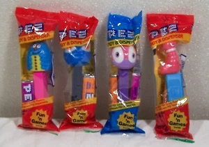 PEZ Spender Bugz Käfer, Raupe, Wurm, Heuschrecke (4) Retired 2000 NEU - Bild 1 von 3