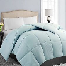 EASELAND All Season Queen Size Soft Quilted Down Alternative Comforter Reversibl