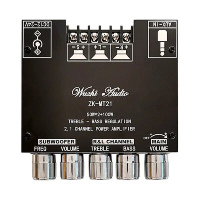 Bluetooth Amplifier Board HiFi Stereo 2.1 V5.0 Aux-Audio Verstärkermodul Tools - Bild 1 von 4