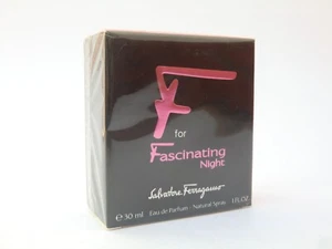 Salvatore Ferragamo F para Fascinante Noche EDP Nat Spray 30 ml - 1,0 OZ NUEVO EN CAJA EMBALAJE ORIGINAL - Imagen 1 de 5