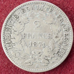 France 2 Francs 1871 A (D0804) - Picture 1 of 2