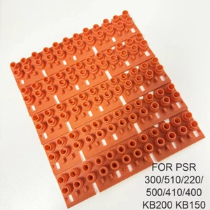 5pcs Conductive Rubber YAMAHA PSR 300 510 220 500 410 400 KB 200 150 Contact Pad - Afbeelding 1 van 2