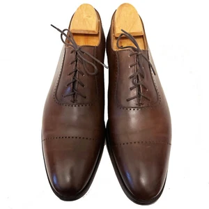 698 $ Peal & Co braune Leder-Oxfords – 11 USA - Bild 1 von 9
