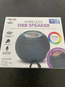 Wireless Orb Speaker Colour Blue - Picture 1 of 5