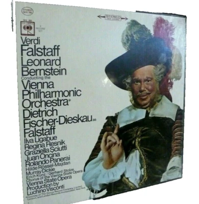 New Sealed Verdi Falstaff Leonard Bernstein Vienna Orch. 3 Set  Vinyl LP Record  - Image 1 of 4