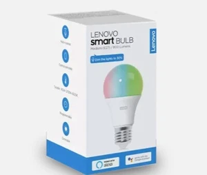Lenovo Smart Light Bulb Google Alexa Dimmable Wifi, Choose 1pk RGB or 2pk White - Picture 1 of 7