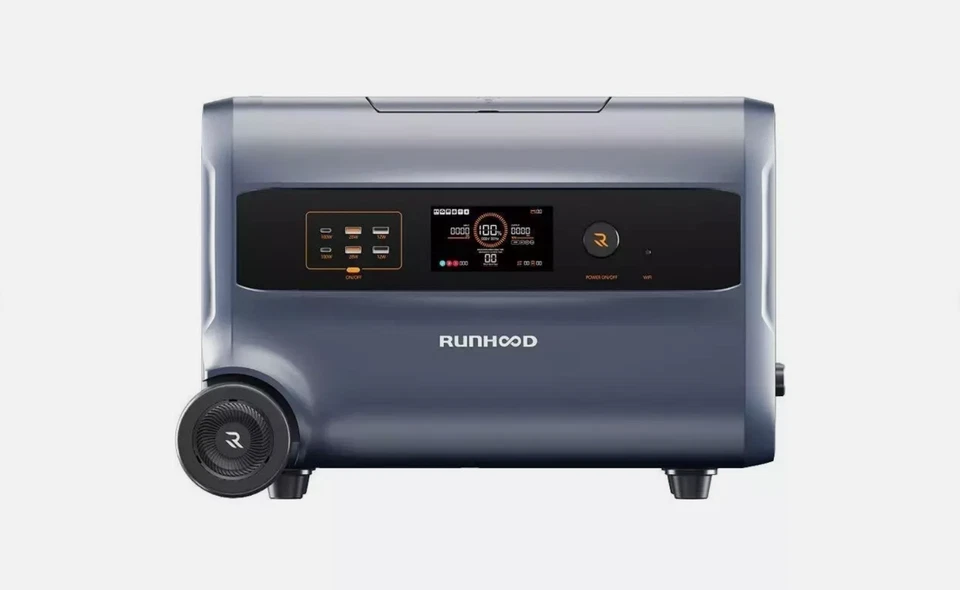 RUNHOOD Residential ESS&Portable Solar PowerStation 2400Wh Lithium LFP Batterie