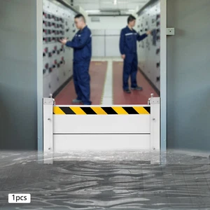 Baffle Flood Protection Barrier, Reusable Aluminum Flood Barrier H15.7" W31.5in - Picture 1 of 16