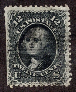 US: 85E (1867) 12c - Used - G (Washington) with "Z" Grill - Picture 1 of 2