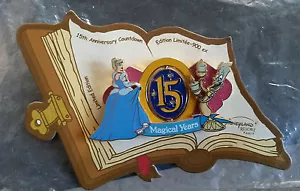 Cinderella Lumiere Countdown to 15th anniversary J-10 LE Disney Paris Dlp Pin - Picture 1 of 1