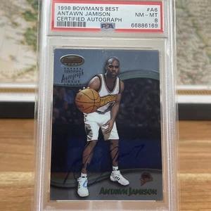 1998 Bowman’s Best Antwan Jamison Certified Autograph Rookie Card - PSA8 - Picture 1 of 4