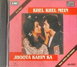 KHEL KHEL MEIN / JHOOTA KAHIN KA CD Music: Rahul Dev Burman * BOLLYWOOD HINDI - Picture 1 of 3