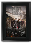 Peaky Blinders Framed Pre Printed Autograph A3 Photo For a Cillian Murphy Fan