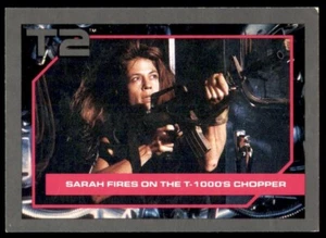 1991 Impel Terminator 2 #95 Sarah Fires On The T-1000 Chopper - Foto 1 di 2