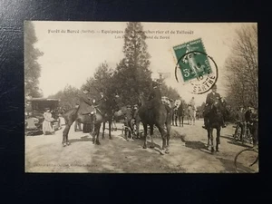 CPA 72 FORÊT DE BERCÉ - Equipage de Champchevrier et de Tallouët ,Les Chevaliers - Foto 1 di 2
