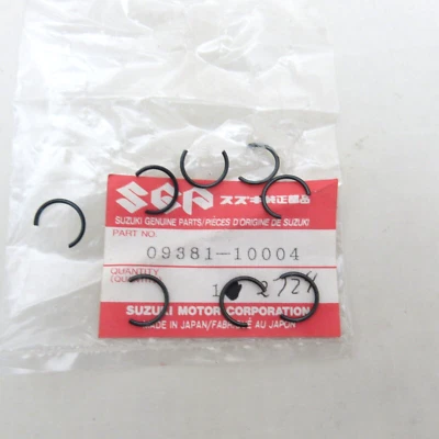 Juego de 8 anillos guía de válvula clips circulares Suzuki OEM 09381-10004 Foto 1 de 2