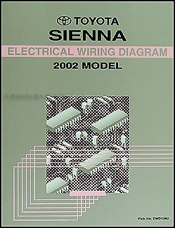 Toyota Sienna 2002 furgoneta cableado eléctrico diagrama manual Foto 1 de 2