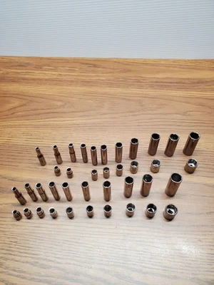 CRAFTSMAN 40PC SAE/MM DEEP & SHALLOW SOCKET SET 6 POINT G2-USA 1/4 DRIVE- READ - Image 1 of 4