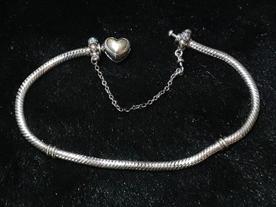Sicherheitskette  « BEADS und PAVE » für Pandora armband. Neu. - Bild 1 von 4