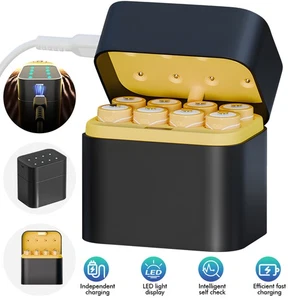 AA/AAA Charging Case–1.5V Multi-Function Charger for Lithium Battery(No battery) - Picture 1 of 15