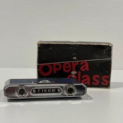 Vintage Eikow 2.5 x 25 Folding Opera Glasses with Box 1960’s Made in Japan - Image 1 of 4