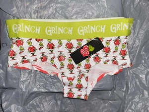 Grinch Weihnachten Motto Damen Frauen Hipster Höschen Unterwäsche Größe XS - Bild 1 von 3