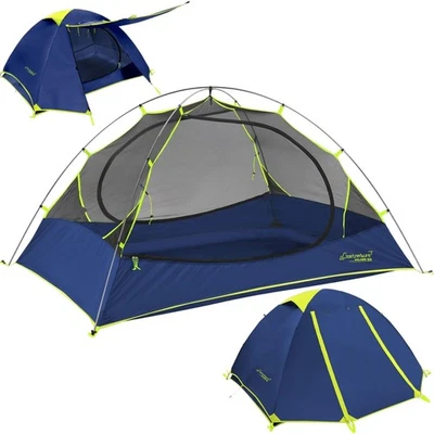 2 Person Waterproof Polyester Dome Tent for Camping & Hiking - Image 1 of 4