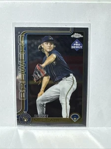 Bryce Meccage 2025 Topps Pro Debutto Base Cromata ACL Brewers #PDC-38 - Foto 1 di 10