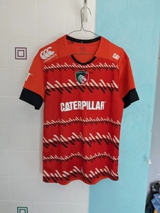 Leicester Tigers Rugby Away Shirt 2014/2015 Canterbury Jersey Orange medium - Picture 1 of 7