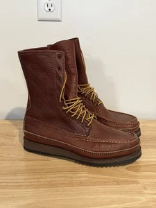Vintage Russell Moccasin Birdshooter Tall Boots Men's Size 8.5 D New No Box - Picture 1 of 8
