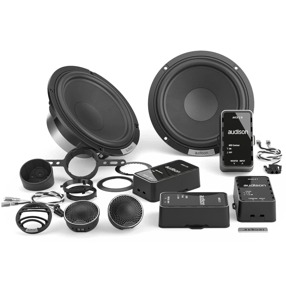 Altavoces componentes de alta resolución Audison AVK 6 S II 6.5" 250W 4-Ohm (juego) Foto 1 de 4