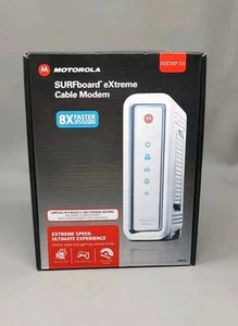 Motorola Surfboard Extreme Cable Modem SB6141 DOCSIS 3.0 343mbps 10/100/1000 - Picture 1 of 17