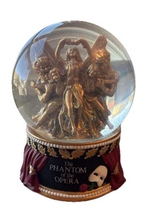 Vintage The Phantom of the Opera Water Globe  Angels Masquerade - Picture 1 of 7