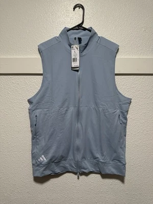 Adidas Ultimate365 Tour Full Zip Wonder Blue Outerwear Men Size L New IM7899 - Image 1 of 4