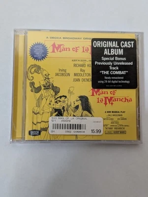MAN OF LA MANCHA [ORIGINAL BROADWAY CAST RECORDING] CD BRAND NEW Richard Kiley - Image 1 of 3