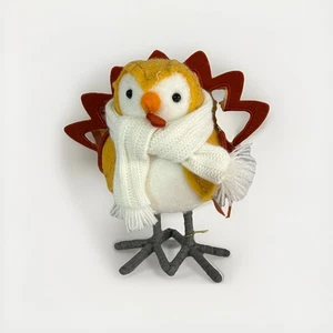 Target Hyde & Eek Featherly Friends Filz 2023 Truthahn Vogel Coco kariert Neu - Bild 1 von 5